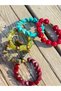 Colorful Natural Stone-Like Beads Flexible Bracelet - 4