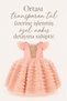 Girl's Beaded Embroidered Feather Sleeves Layered Tulle Princess Evening Dress 2-12 Years Old Wedding, Graduation, Birthday, Special Occasion - 2