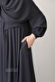 Esin Pleated Ferace Smoked - 5
