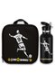 Football Themed Bento Lunch Bag , Toddler-Friendly, 3 Years+, Easy to clean - with 500ml Stainless Steel Water bottle