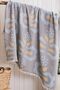Retro Tulip Pattern Throw, Large Peştemal, Pareo, 100% Cotton Muslin 130*150 cm - 5