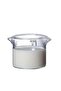 Milk Coffee Double Mouth Sharing Measuring Cup Clear 8.5x7.5cm - 2