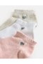 Infant Girls Assorted Ankle Socks Set (Pack Of 3) - 3