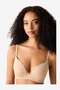 Women Eliza Beige Push Up Wired Padded Bra