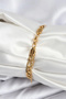 316L Steel Gold Color Oval Suitable for Writing Women's Bracelet - 2