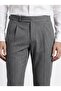 New Season Pleated Old Money Fabric Trousers - 4