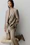 Oversized linen-blend blazer - 5