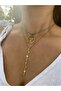 2-Piece Manifest Y, Geometric Sun Steel Necklace Combination - 2