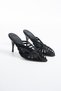 Alysa Women's Stylish Heeled Slippers with Cage Design - 6