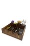 Ko11 Wooden Professional Hairdresser and Barber Supplies Organizer - Medium |   4 Compartments - 5