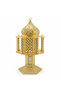 Pilsco Gold Incense Burner Ornate Filigree Mabkhara - 80 × 42 cm