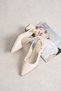 Mooien - 5cm Women's Heeled Shoes Patent Leather Beige - 5