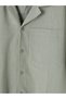 Vizyon New Season Green Regular Fit Resort Collar Men's Shirt - 7