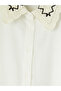 Trendlucky Women's Ruched Collar Shirt Tunic with a Difference - 6