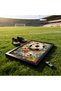 20x30 cm Black Floating Frame Wall Art | Graffiti Soccer Ball Art | Colorful Abstract Football Poster | Sports Wall Decor | Ready to Hang - 4