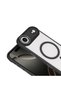 iPhone 17 Air Case Magsafe Transparent Back Face Camera Raised Silicone Tkng - 5