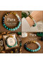 Natural Stone Bracelet |   Bolluk, Bereket and Kismet Themed |   Certified 8 mm - 2