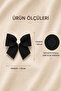 Adhesive Pearlized Linen Bow 20 Pieces Black -Gift Package-Wedding Favors-Invitation-Dowry-Decoration - 3