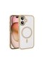 iPhone 16 Plus Case Magsafe Transparent Back Face Camera Raised Silicone Senk