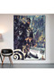 Batman Gotham City Wall Covering Wall Tapestry First Quality Satin Fabric Poster