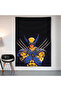 Wolverine Minimal Wall Covering Wall Tapestry First Quality Satin Fabric Poster