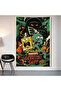 Spongebob Graveyard Shift Wall Cloth Wall Tapestry First Quality Satin Fabric Poster