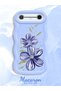 Tecno Pova Slim Compatible Case Camera Protector Blue Silicone Couple Phone Case Floral Pattern - 2