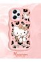 Redmi Note 12 Pro 5g Compatible Case with Camera Protection Pink Silicone Couple Phone Case Kitty Pattern - 2