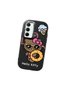 Samsung Galaxy A35 Compatible Case Camera Protector Black Silicone Couple Phone Case Kitty Pattern - 3