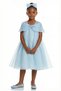 Girl's Evening Dress Pearl Embellished Chiffon Cape Dress and Headband Set - Birthday, Party, Wedding, Graduation (3, 4, 5, 6, 7 Years) 36377Pr - 3