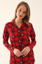 Women's Winter Regular Fit Navy Blue Shirt Pajama Set Ar2607-S-V1 - 4
