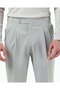 Slim Fit Adjustable Buckle Pleated Linen Blend Pants Mint Green T20129-32 - 2
