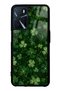 Oppo A16 Emerald Lucky Clover Design Glossy Phone Case
