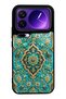 Xiaomi 17 Pro Max Turquoise Ottoman Jewel Design Glossy Phone Case