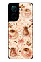 Xiaomi Redmi A5 Glossy Phone Case with Blush Coffee Bow Design