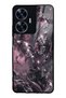Realme C55 Rose Chrome Butterfly Design Glossy Phone Case