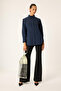 Embroidery Detail Wide Collar Shirt - 3
