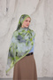 Summer Garden Series Patterned Cotton Soft Shawl Women's Colorful Shawl - 5