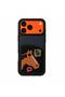 17 Pro Max Compatible Embroidered Case with Card Holder Retro Leather Protective Shock-Absorbing Camera-Protected Phone Case with Card Pocket Vintage Leather Cover with Card Pocket: High Protective Camera Compartment Phone Case