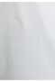 Relaxed Fit Round Neck Plain Men's White Short Sleeve T-Shirt - 5