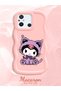 Redmi 11A Compatible Case Camera Protector Pink Silicone Couple Phone Case Kuromi Pattern - 2