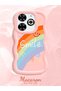 Infinix Smart 8 Plus Compatible Case Camera Protector Pink Silicone Couple Phone Case Cover Rainbow Pattern - 2