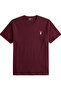 Men's Black T-Shirt 100% Cotton Single Jersey Basic T-Shirt Crew Neck Embroidered T-Shirt Men'S-3Lü - 3