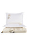Zaria Double Embroidered Bedspread Cream (4 Pieces) 200X220 Cream - 5