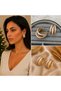 💎   Premium Gold Color Shiny and Stylish Champagne Color Enamel Hoop 316L Steel Women's Earrings