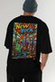 New York Usa Black Oversize Country City Back Printed Unisex T-Shirt 100% Cotton Premium - 7