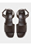 Studded Ankle Strap Block Heel Sandals - 5