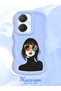 Vivo Y27 Compatible Case Camera Protector Blue Silicone Couple Phone Case Girl Pattern - 2