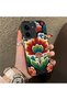 Redmi 15C 5g Compatible Silicone Edge Hard Back Case Couple Phone Case with Floral Pattern - 3