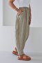 1018 Pis Stitched, Muslin, Balloon Pants - 3